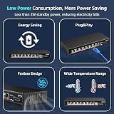 YuanLey 8 Port 2.5Gbe Unmanaged Ethernet Switch 10G SFP Metal Fanless view 6