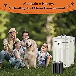 Kopuncare Dog Poop Trash Can Outside, 5L/1.3Gal
