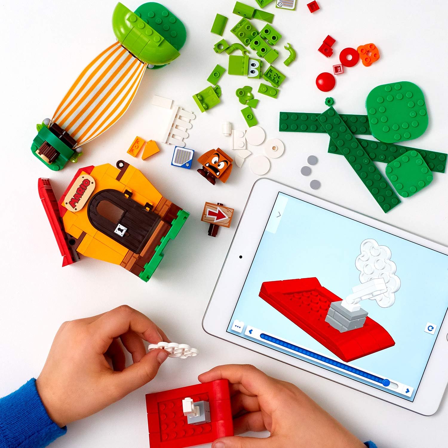 LEGO Super Mario Mario’s House & Yoshi Expansion Set 71367 Building Kit, Collectible Toy to Combine with The Super Mario Adventures with Mario Starter Course (71360) Set (205 Pieces): Toys & Games