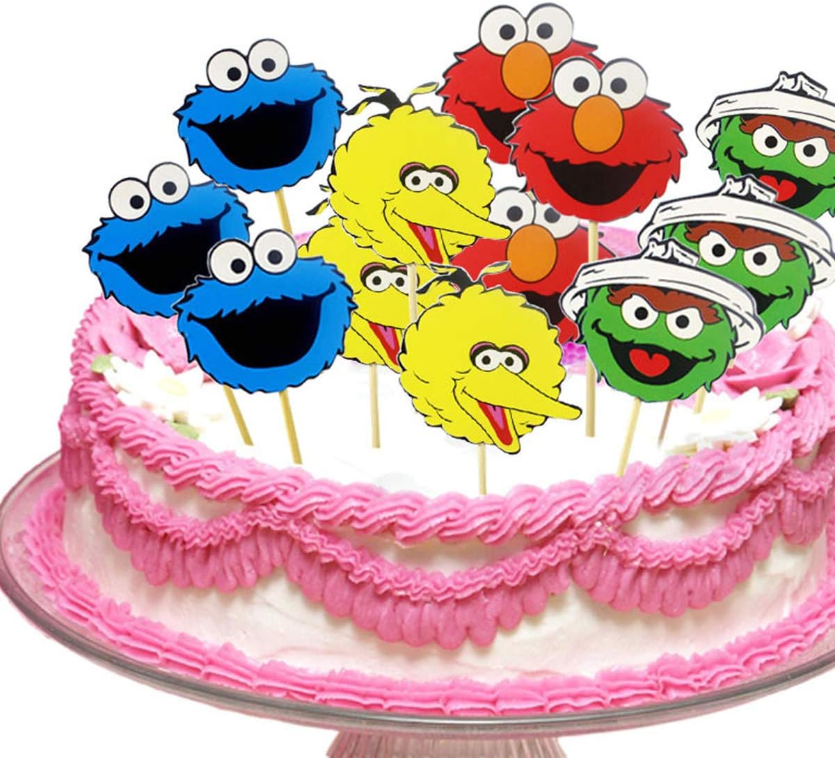 Voxloud Com Beslime Cake Topper Decoration Gateau Diy Enfants Decorations De Fete Danniversaire 25pcs Patisserie Figurines Pour Gateaux