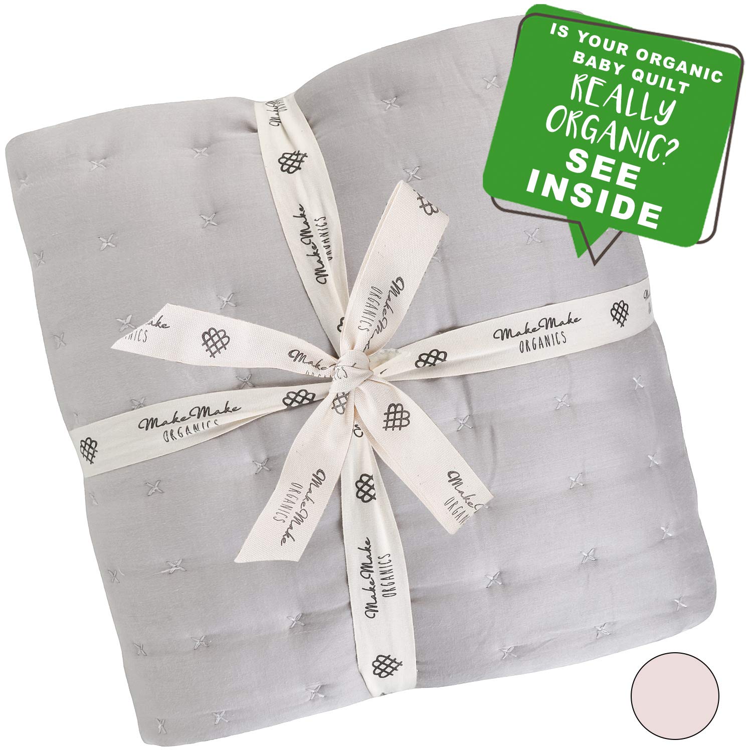 Organic Baby Blanket GOTS Certified Organic Toddler Blanket