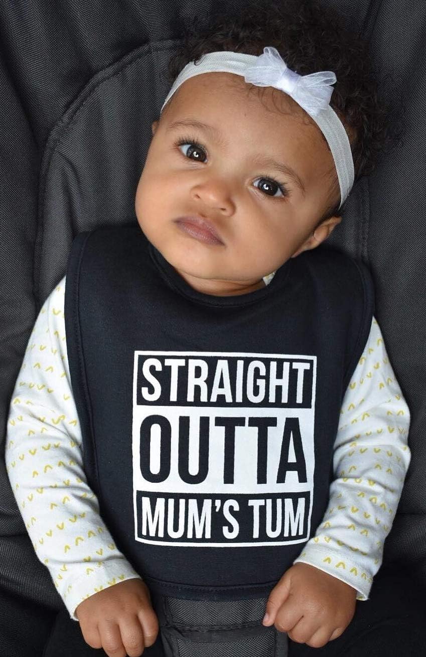 Set of 2 Award Winning Funny Baby Bibs, Black, 2 Count (Pack of 1) - Image 5