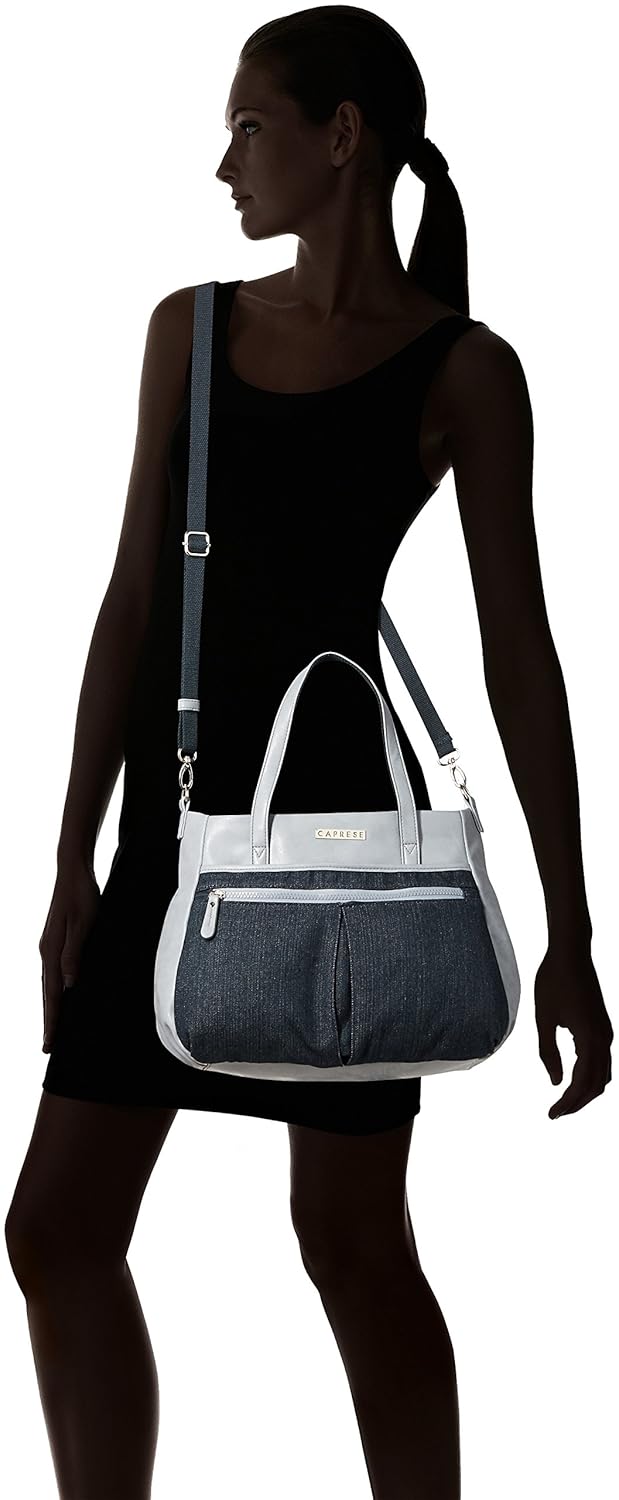 caprese women's satchel (light blue)