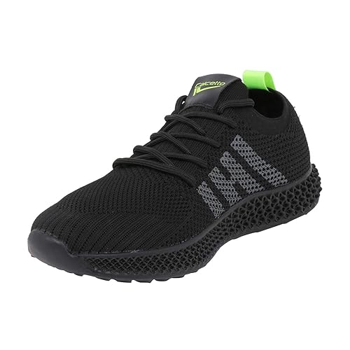 calcetto black sports shoes