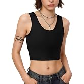 Nebility Chest Binder Transgender Ftm Binder Bra Compression Vest Tank Tops | Compression tank top has a double-layer panel for even compression. Metal-free pullover suits daily wear, theater, or cosplay