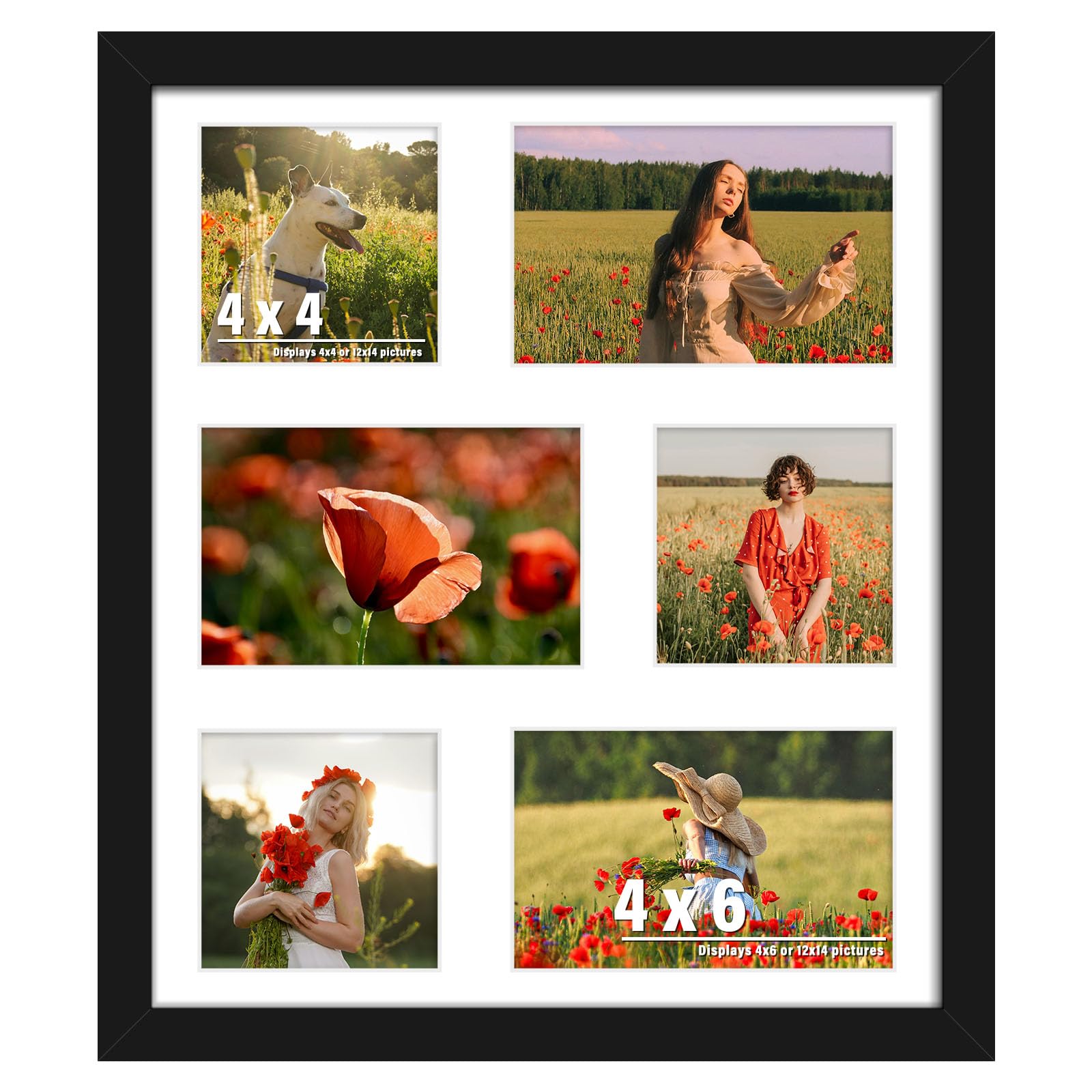 DUENPY 12x14 Picture Frame, Collage Picture