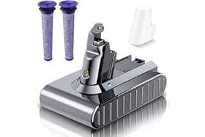 Bonacell 7000mAh Replacement for Dyson V6 Battery 21.6V Compatible with V6 Animal V6 Absolute V6 Motorhead V6 Fluffy SV03 SV04 SV05 SV06 SV07 SV09 DC58 DC59 DC61 DC62 DC72 DC74 Vacuum Cleaner