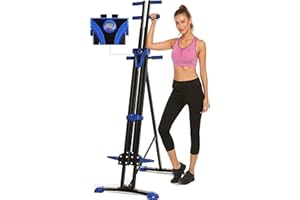 HICIENT Vertical Climber Exercise Machine, Upgraded Folding Stair Climber Machine with 5-Level Resistance Training, 350LB Home Gym Climbing Stepper for Full Body Workout