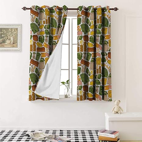Amazon Com Flyerer Money Waterproof Window Curtain Colorful
