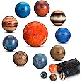 Solar System Planet Balls for Kids Set of 10, Planet Bouncy Balls for Kids Early Learning, Hand Squeeze Sensory Ball Toy, Ant