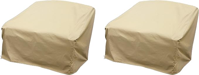 Amazon Com Allen Company Modern Leisure Outdoor Patio Furniture Love Seat Cover Waterproof Weatherproof Love Seat Cover Pack Of 2 Garden Outdoor
