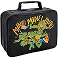 LOGOVISION Teenage Mutant Ninja Turtles TMNT Mine Mine Mine! Insulated Soft Sided Lunch Box - Reusable Lunch Bag For School Office Work, BPA Free, 10"x8"