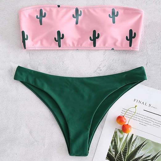 cactus print bathing suit