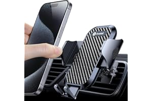 Andobil Phone Holder Car Vent, [Military Sturdy, Firmly Grip & Never Slip] Car Phone Holder Mount Universal Vent Cell Phone H