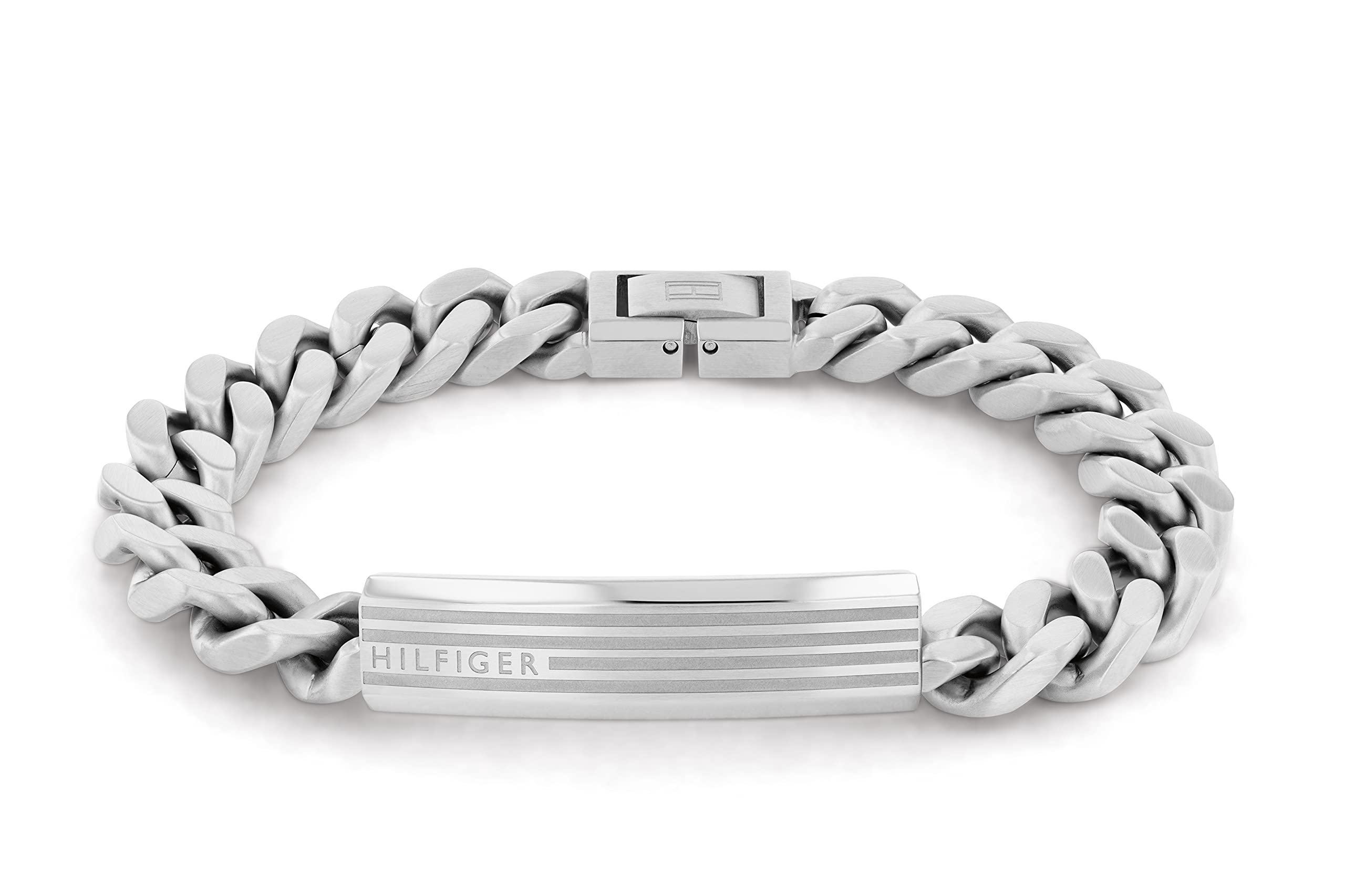 Tommy Hilfiger Jewelry Men's Bracelet in Stainless Steel with an Engraved Plaque - 2790345