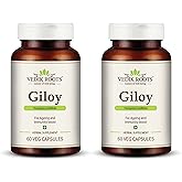 Vedkiroots Giloy Capsules | 60 Tabs | 100% Organic | Antioxidant | (Pack of 2)