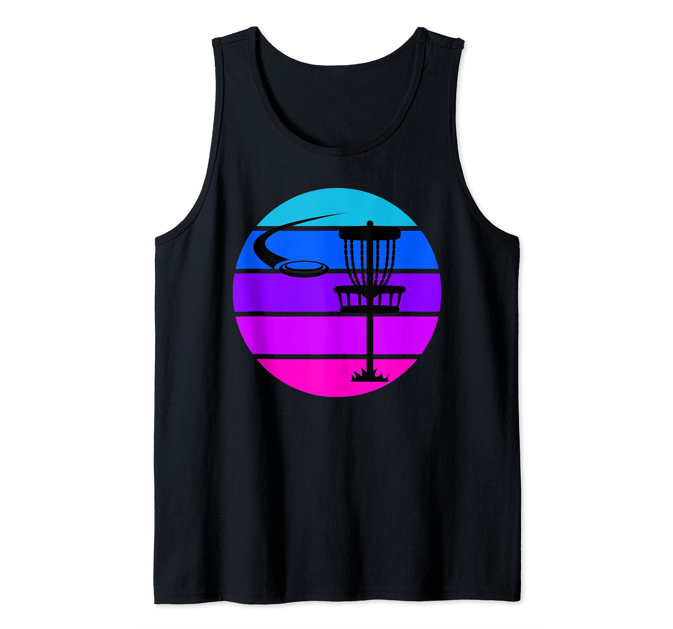 Disc Golf Frisbee Basket Towel Marker Game Tank Top