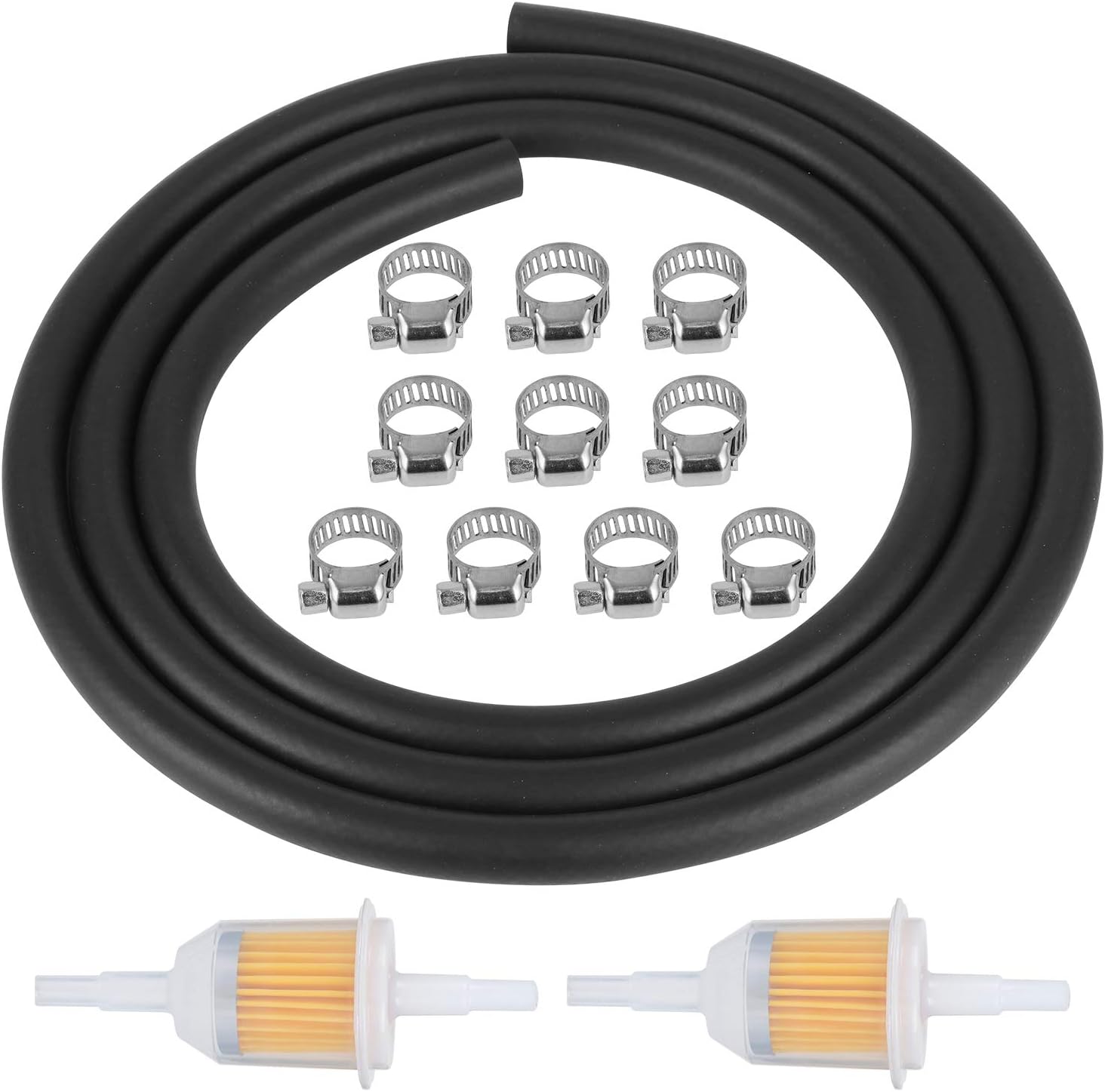 WiMas Standard 5/16 Inch Petrol Hose Kit, Fuel Filter Pipe Set, Fuel