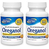 NORTH AMERICAN HERB & SPICE Oreganol P73, 120 Softgels, Pack of 2 - Unprocessed, Vegan-Friendly Wild Oregano - Mediterranean Source - Non-GMO - 240 Total Servings