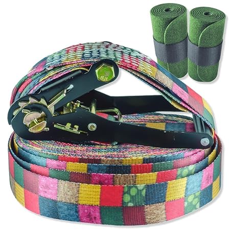 BUZZARD Patchwork Slackline-Set 15m