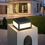 MVBT Solar Post Lights, 11.8" Pillar Light
