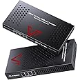 AV Access HDBaseT 4K HDMI Extender Over Cat5e/6/6a/7 4K@60Hz 130ft, 1080P@60Hz 230ft, HDR10+, HDMI 2.0 YUV4:4:4, UltraHD, HDCP 2.2, 18Gbps, Plug & Play, IR Return & PoE, Smart EDID