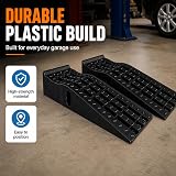 KATSU Tools Extra Wide Plastic Car Ramps 2 Piece Heavy Duty Garage Ramps view 4
