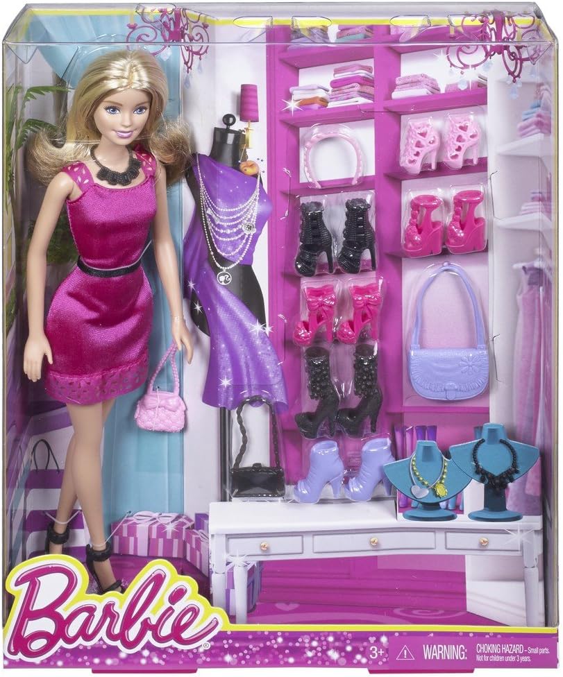 barbie shoe set