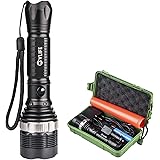 CVLIFE 800 Lumens Cree Xm-l 8066-t6 Rechargeable Zoomable Flashlight Torch +18650 Battery+ Car/wall Chargers