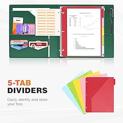 Eyrozill Professional Leather Binder Portfolio with