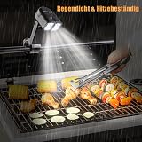 IMAGE BBQ Grill Light 10 LED Barbecue Lamp w/ Sensor Touch Clamp Waterproof view 5