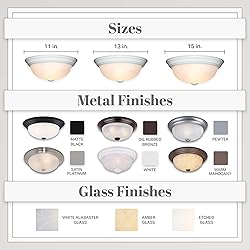 DESIGNERS FOUNTAIN 2-Light Flush Mount Ceiling