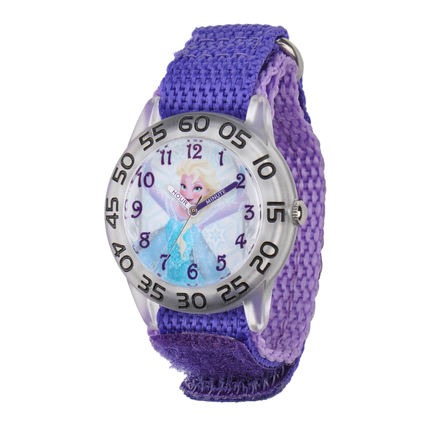 Disney Frozen Elsa Girl's Plastic Time Teacher Watch