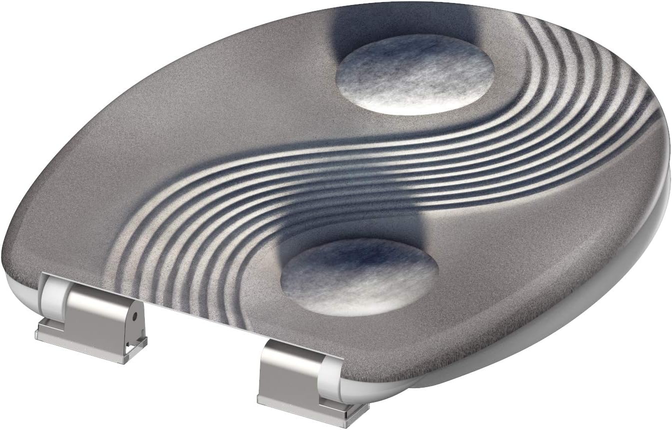 SCHÜTTE 82152 Duropl. Toilet seat with Soft-Close Design, Motiv, 37 cm x 45 cm - Image 5