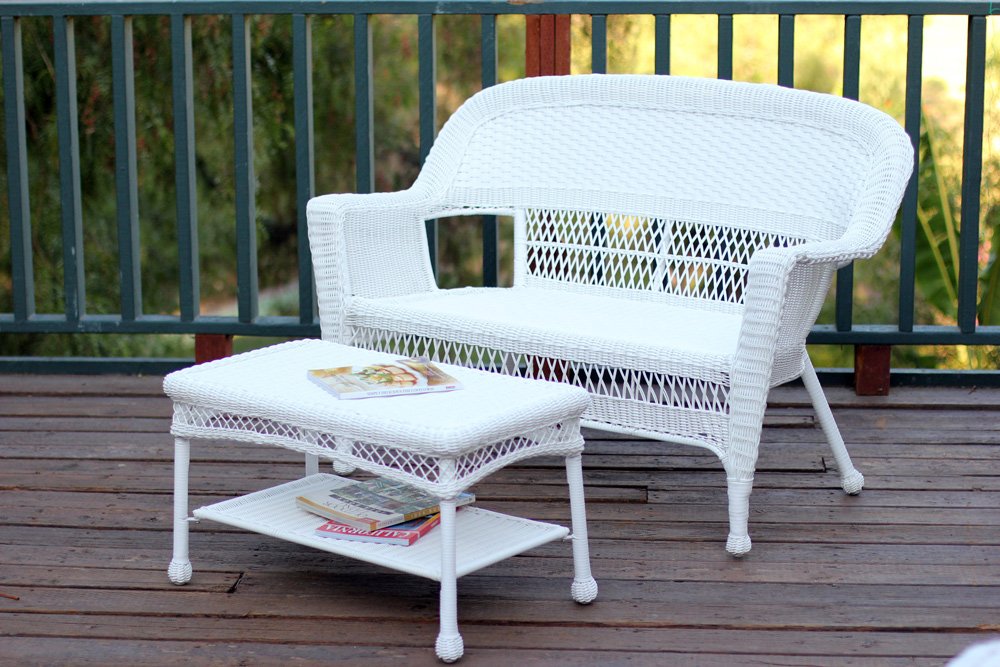 Best white wicker small table