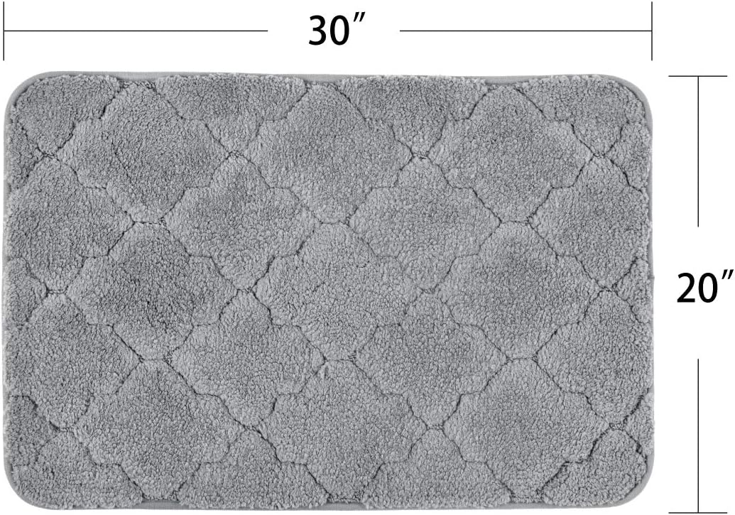 100 Mirco Polyester Accent Rugs Easy Clean Super Thick And Soft Perfect Absorbant Non Slip Machine Washable Bath Mat Burgundy 24x16 Inch Bathroom Rugs Bath Bath Rugs