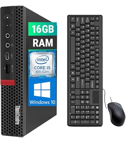 Windowsデスクトップ Lenovo ThinkCentre M720q Tiny Amazon.com: Lenovo ThinkCentre M720Q Tiny Desktop, i5 9500T