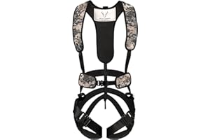 skiguard Tree Stand Safety Harness: Adjustable Bow-Hunter Harness for Tree-Stand Hunting, Lightweight Treestand Safety Hunting Harnesses, Comfortable Safe Compact for All-Season (X-Large/XX-Large)