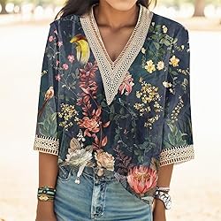 Cheifay Tank Tops Women Cotton Pack 3/4 Sleeve