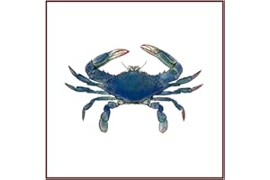 Orenco Originals Sea Life Blue Crab Counted Cross Stitch Pattern with Needles