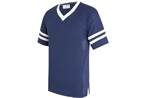 dolessismore Plain Men's Football Jerseys for Unisex V-Neck Fitness T-Shirts Workout Outfits Casual Party Tops