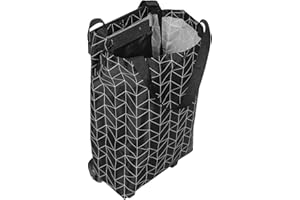 COOPHYA Foldable Utility Cart with Wheels, Lightweight Portable Grocery Trolley Bag, Collapsible Shopping
