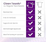 CLEAN SKIN CLUB Healthy Aging Clean Towels XL 50 Ct Disposable Face Towels view 7
