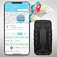 gpsnvision - Hidden Magnetic GPS Tracker Ready-to-Use for Vehicles, Trailers, Elderly, Teenager Real-Time 4G Car Tracker Device, Splash-Proof with a 3 Month Rechargeable Battery Life, Includes APP