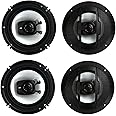 Boss Audio R63 Riot 6.5" 600W 3 Way Car Audio Coaxial Speakers Stereo 4 Ohm