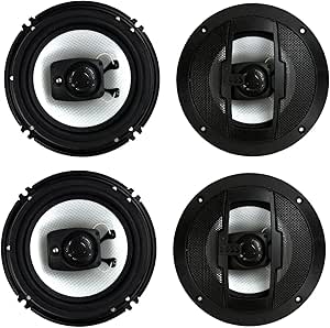 Boss Audio R63 Riot 6.5" 600W 3 Way Car Audio Coaxial Speakers Stereo 4 Ohm
