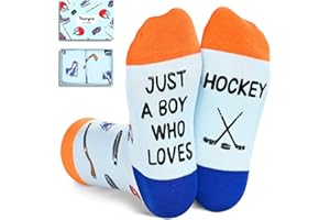 HAPPYPOP Birthday Gift for Boys - Soccer Basketball Baseball Hockey Socks for Kids
