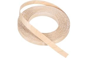 PATIKIL Maple Edge Banding, 1/2 Inch x 25 ft Wood Veneer Tape Pre-glued Flexible Plywood Edge Banding with Hot Melt Adhesive for Furniture Restoration