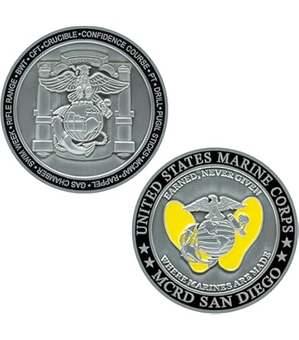 Amazon.com: USMC School of Infantry Camp Pendleton Challenge Coin