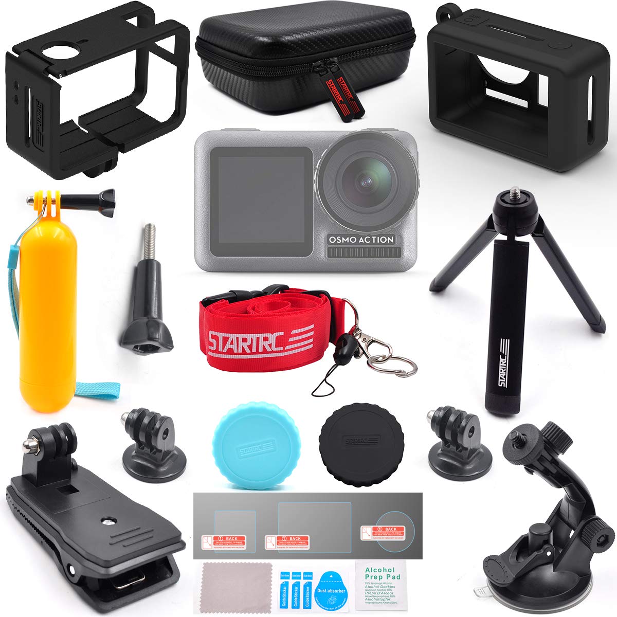 Buy TOMAT OSMO Action Accessories Kit for DJI OSMO Action Camera Cage Case Tripod Expansion